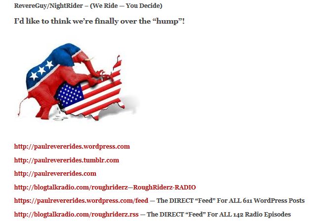 PaulRevereRides-WordPress - GOP HUMPING - MY WEBSITES