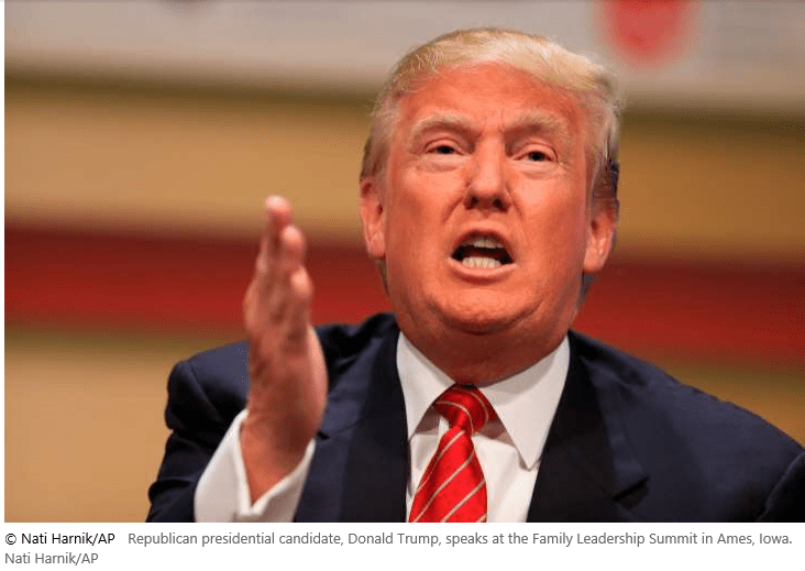 TRUMP --- IN IOWA --- REAFFIRMING HIS 9-11 MUSLIM CELEBRATION CLAIM --- 11-29-15