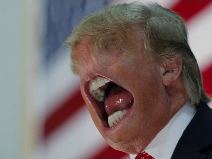 TRUMP --- THE FACE - WOW!