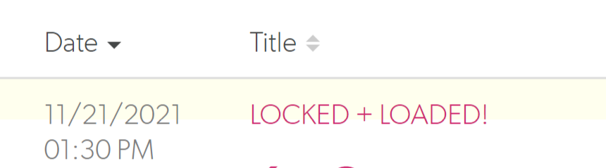 LOCKED + LOADED - IMAGE OF TITLE